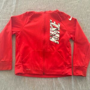 Red Nike boys hoodie